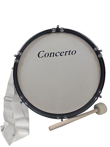 Qbano. Bombo Charanga banda e animação 16" x 7" (41 cm x 18 cm) Maça e correia cruzada