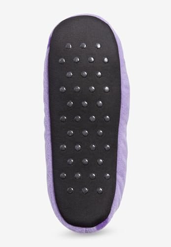 Dreams & Co. Plus Size Pom Pom Slipper3