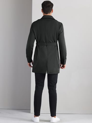 Lars Amadeus Trench Coat for Men's Double Breasted Notched Lapel Long Jacket Windbreaker Overcoats3