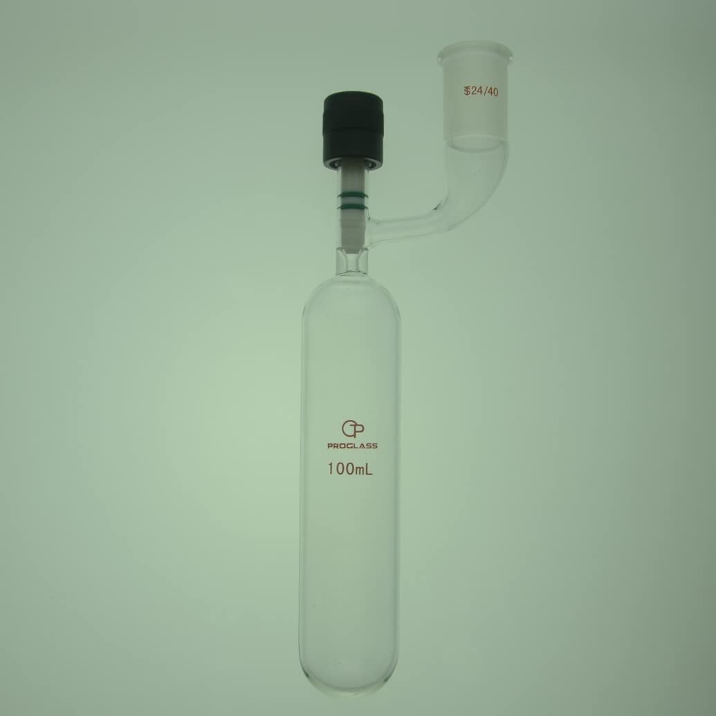 100mL Reaction/Storage Tube Schlenk Flask with 24/40 Outer Joint