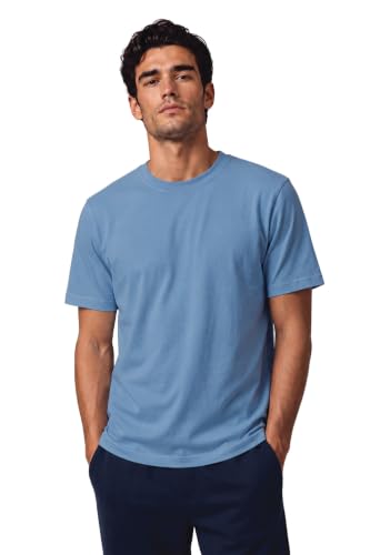 Image of Van Heusen Men's Crew Neck T-Shirt - Soft & Breathable Cotton | Regular Fit | Comfortable Everyday Casual Wear | Short Sleeves | Summer Favorite |Solid Colors | Style 60052|Available in Pack of 1 & 2