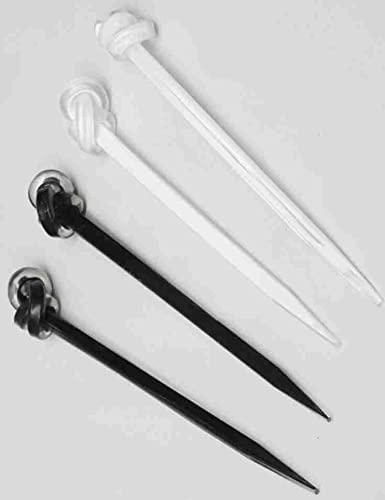 DARSH TRADING - PLASTIC BUN STICK (15 CM, White+ Black, PACK OF 4 Pcs) (B09Y4FFCX1) Amazon Price History, Amazon Price Tracker