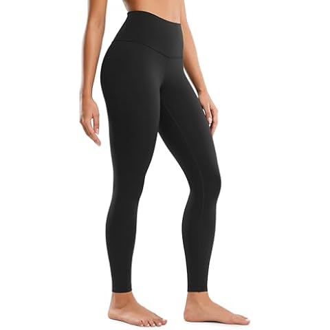 CRZ YOGA Butterluxe High Waisted Lounge Legging 28'' - Workout Leggings for Women Buttery Soft Yoga Pants Black Medium Cover
