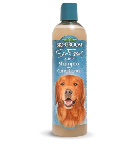 Image of Bio-Groom 355ml Dog Shampoo, Gentle Tear Free Pet Grooming for Dogs & Cats, Deep Cleansing Moisturizing Formula for Soft Healthy Shiny Coats (Shampoo Plus Conditioner)