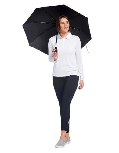 Solbari Compact Sun Protective Umbrella UPF 50+ UV Protection, Ultra-Light & Travel-Friendly, Reflective Sun Protection for Beach, Picnics, & Outdoor