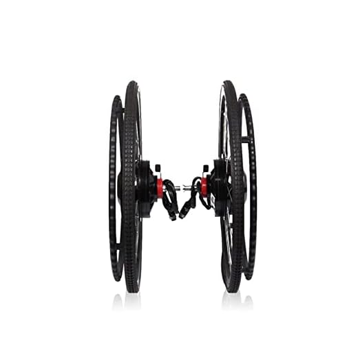24 Inch 24V180W Brushed Geared Electric Wheelchair Hub Motor with Electromagentic Brake Electric Wheelchair Conversion Kit