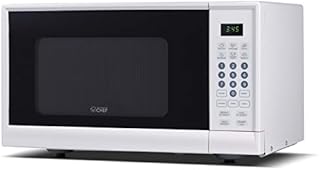 Commercial Chef CHM990W 900 Watt Counter Top Microwave Oven, 0.9 Cubic Feet, White Cabinet