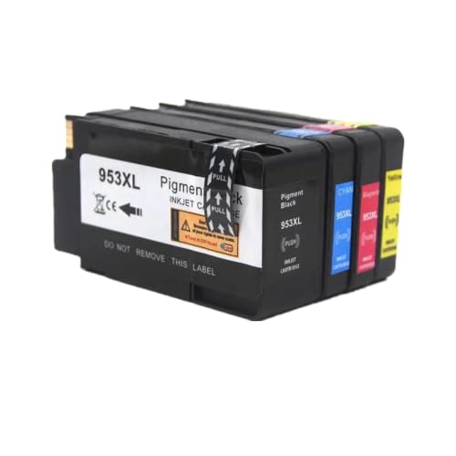 Cartouche d'encre 953XL compatible pour imprimantes OfficeJet Pro 7720 7740 (Lot de 2 packs)