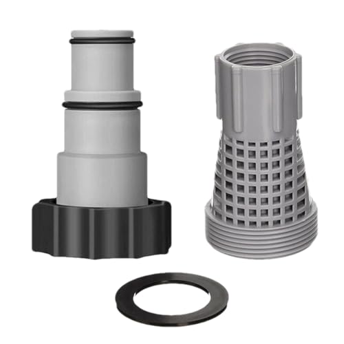 Conector de bomba de piscina, adaptador de manguera de piscina, adaptador de bomba de drenaje de piscina, adaptador de manguera de piscina con filtro, conexión de manguera perfecta para kits de