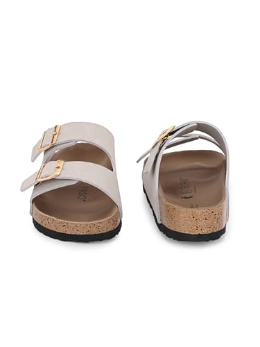 Image of EL PASO Leather Fashion Sandals Casual Platform Heels Wedges Cork Sole Sandal for Women & Girls