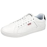 zapatos levis mujer el corte ingles goma Levi\'s Jimmy, Zapatillas Hombre, White Normal, 46 EU