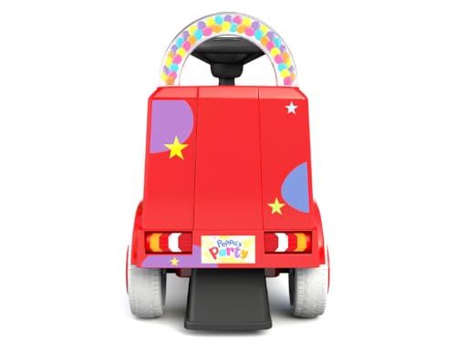 Image of Best Ride On Cars Peppa Pig Party Bus Toddler Foot to Floor Push Car