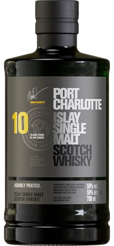 Port Charlotte 10 Ans Islay Single Malt Scotch Whisky 50% - Spiritueux écossais tourbé 70cl
