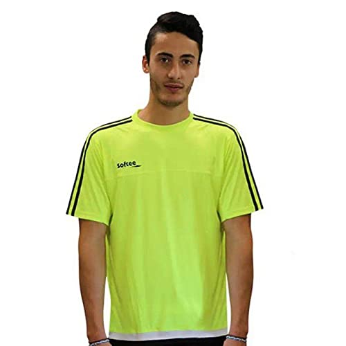 Softee Equipment T- Shirt Softee Match Pro, Jaune Fluo, 8 Ans Mixte bébé Cover