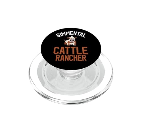 PopGrip pour MagSafe Simmental Cow support amovible magnétique pour smartphone