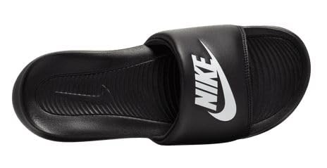 Image of Nike Men's Victori One Slide, Black /White-Black, Size 10