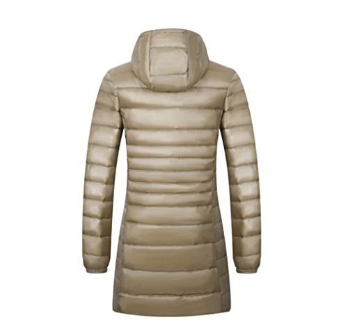 Manteau long en duvet anti-froid doudoune légère compressible femme 3XL marine
