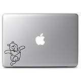 Winnie Pooh Bear Vinyl Sticker Skin Decal, Die cut vinyl decal for windows, cars, trucks, tool boxes, laptops, MacBook - virtually any hard, smooth surface