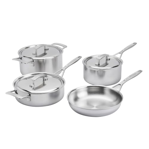 Demeyere Industry 5 7-Piece 5-Ply Cookware Set Belgium