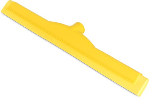 Image of SPARTA 4156704 Plastic Floor Squeegee, Shower Squeegee With Double Foam For Window, Glass, Shower Door, Floor, Windshield, 18 Inches, Yellow, (Pack of 6)