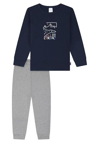 Schiesser Jungen Schlafanzug Set Pyjama warme Qualitäten Frottee...