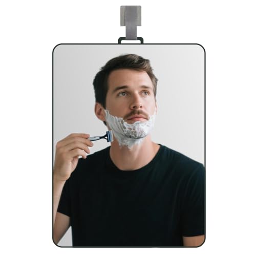 ZELIEVE Shower Mirror Fogless for Shaving Men Fog Free Anti Fog Bathroom No Fog...