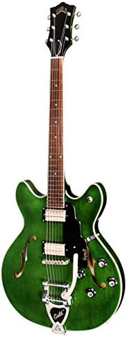 Guild Guitars Starfire I DC Semi-Hollow Body Electric Guitar, Emerald Green, Double-Cut w/ Guild Vintage Tuners, Newark St. Collection