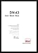 DEHA Design Cornice in Legno Fontana, 29,7 x 42 cm (A3), Nero