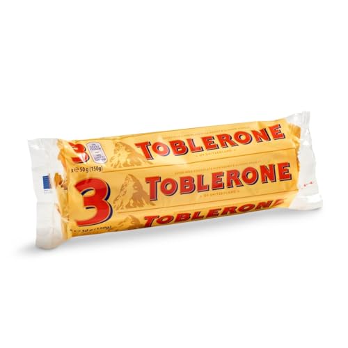 TOBLERONE chocolate con leche pack 3 unidades 50 gr