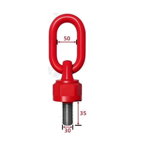 Cáncamo giratorio M30 8T anillo de elevación para transporte de maquinaria 2