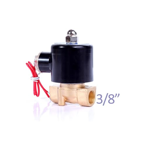 Électrovanne laiton 3/8 12V NF anti-fuite pour sécurité eau et air