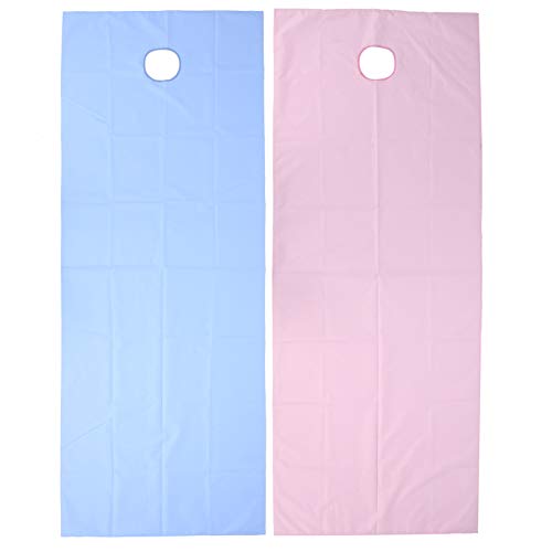 Qini Beauty Salon Bed Sheet, Waterproof Oil Proof Massage Bed Cover, Professional Massage Table Bed Sheet with Face Breath Hole Breathable Bed Sheets for Massage/Tuina/Spa Clubs/Hotel(#2)