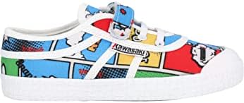 Kawasaki Original Kids Shoe W/Velcro, Scarpe da Ginnastica, 1002s White Solid, 35 EU
