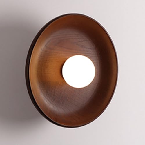 Aplique de pared Globe Aplique de pared de madera Lámpara de pared junto a la cama con bola de vidrio blanco Apliques modernos Accesorio de iluminación de pared Bañador de pared G9 para sala de estar