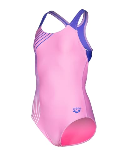 Image of Arena Girls' Arena Performance Girls' Sound Track Swim Pro Back Swimsuit Youth Junior Bathing Suit