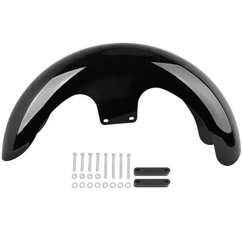 Garde-boue avant noir enveloppe moto anti-projections pour Electra Glide Custom