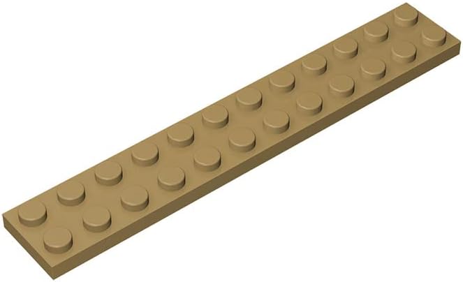 Miniatura 2 de Placa de construcción clásica de 2 x 12, 100 placas negras a granel, compatible con piezas y piezas Lego 2445, compatible con todas las principales