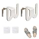 JINJUMEI 2 Stück Schuhhalter Wand, Schuhregal Wandmontage, Space-Aluminium Türschuhregal zum Hängen, Schuhorganizer Hängend Platzsparend Für Bad Und Küche Schuhregal Tür Hängend.