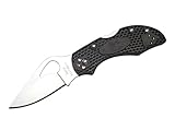 Spyderco BY10PBK Unisex – Erwachsene Taschenmesser Robin Lightweight, schwarz,14,4cm