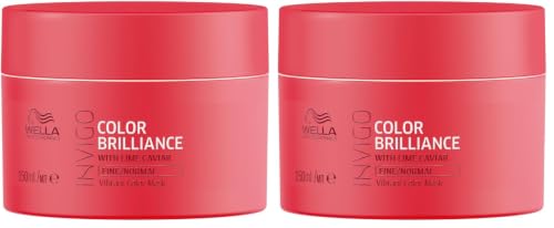 Image of Wella Professionals Invigo Color Brilliance Mask For Fine /Normal Hair (Also Suitable For Colored Hair), 150 Ml (Pack of 2)