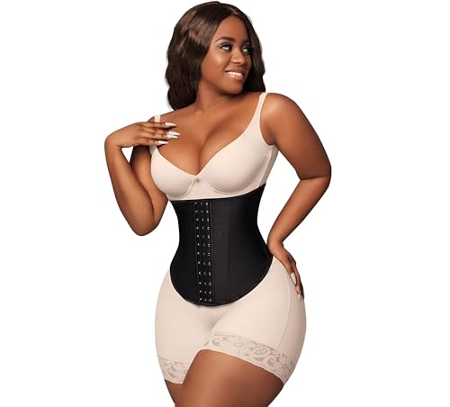 Forma Tu Cuerpo Fajas Waist Trainer, Shapewear Corset for Women, Tummy Control Compression, Hourglass Body Shaper