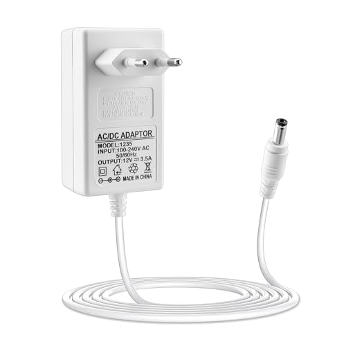 Xahpower 12V Netzteil Ladegerät Kompatibel mit AVM FritzBox 7590 7590 AX 5590 Fiber 5530 Fiber 7530 7530 AX 7490 7510 6690 Cable 6660 Cable 6490 Cable 6670 Cable 7430 WLAN Router Ladekabel
