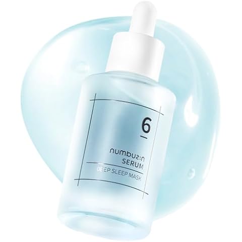 numbuzin No.6 Serum | Deep Sleep Mask Serum | Iceland Glacier Water Serum for Instant and Long-lasting Hydration with Hyaluronic Acid & Niacinamide | Korean Skin Care for Dry Skin | 1.69 fl. oz. Cover