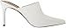 STEVEN by Steve Madden Women's Craft Mule, White Leather, 7.5 M US
