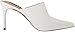 STEVEN by Steve Madden Women's Craft Mule, White Leather, 7.5 M US