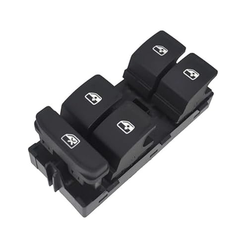 Bouton de commande lève-vitre chromé rouge pour Passat B8 et Golf MK7 - 4