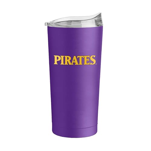 Image of Logo Brands 20 oz Powder Coat Tumbler- Insulated Tumbler with Lid for Water, Iced Tea or Coffee, Smoothie and More