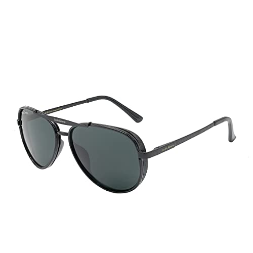 Image of Louis Kouros Cherokee Aviator Classic Trendy 4414 sunglasses | Mirror Lens | 400 UV Protected | For Men's Women's | Medium | 58mm Lens Width