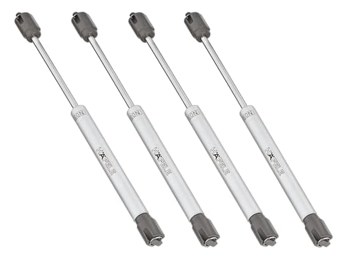 HAFELE 80 N pesado estrecho telescópico de sellado suave del gas amortiguador brazo pistón de gas gato neumático para muebles, pistones para puertas móviles cocina muelle de gas armario 4 piezas