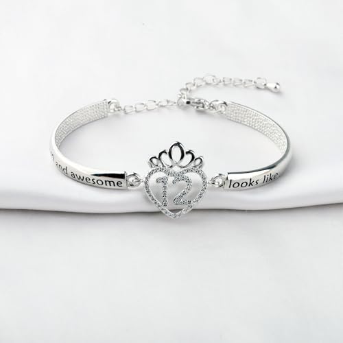 12 Birthday Bracelet for Her 12 Year Birthday Gifts 12rd Bracelet for Daughter 12rd Jewelry3